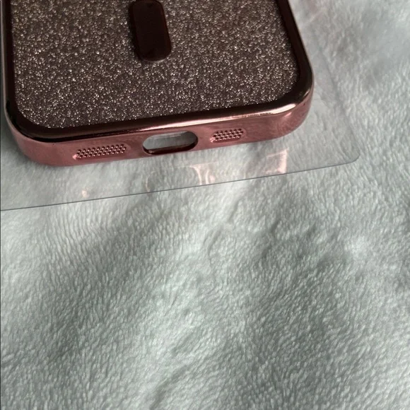 Glittery Rose Gold Phone Case - Picture 7 of 8